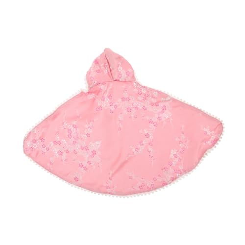 COSMEVIVI Umhang Figurenumhang Puppen-Outfits Prinzessin-Puppe-kostüm- Puppenzubehör Puppe Verkleiden Sich Kleidung Spielzeugpuppenkleidung -Outfits Polyester Rosa von COSMEVIVI