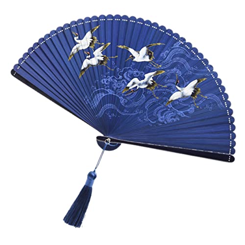 COSMEVIVI Vintage Faltbarer Handfächer aus Leichter Robuster Chinesischer Handfächer mit Klassischem Design Tragbar für Tanz Hochzeit Party und Sommerausflüge COSMEVIVI Vintage Faltbarer Handfächer aus Leichter Robuster Chinesischer Handfächer mit Klassischem Design Tragbar für Tanz Hochzeit Party und Sommerausflüge von COSMEVIVI
