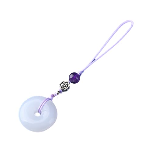 COSSIKA Jade-Anhänger, Vintage-Stil, weiße Jade, Schnallen-Anhänger, Handy-Gurt, Kette, Accessoire, chinesischer Stil, Schlüsselanhänger, Charm, einzigartiges Geschenk für Frauen und Mädchen COSSIKA Jade-Anhänger, Vintage-Stil, weiße Jade, Schnallen-Anhänger, Handy-Gurt, Kette, Accessoire, chinesischer Stil, Schlüsselanhänger, Charm, einzigartiges Geschenk für Frauen und Mädchen von COSSIKA