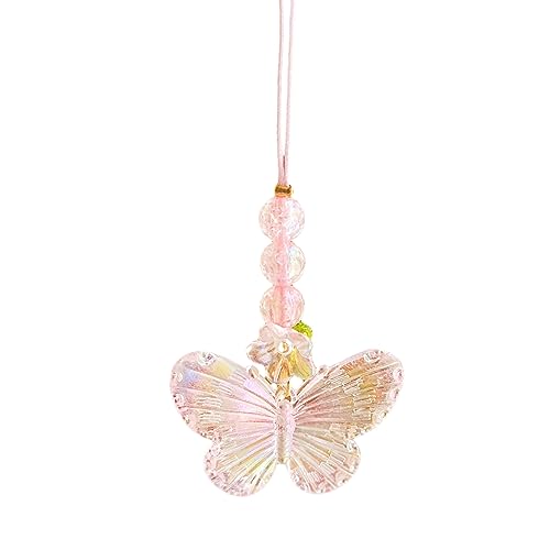 COSSIKA Schlüsselanhänger-Gurt, Blumen-Schmetterlings-Anhänger, Handy-Anhänger, Seil zum Aufhängen, niedliche Handy-Kette, Riemen, Tasche, Dekoration, Schlüsselband, Schlüsselanhänger-Zubehör COSSIKA Schlüsselanhänger-Gurt, Blumen-Schmetterlings-Anhänger, Handy-Anhänger, Seil zum Aufhängen, niedliche Handy-Kette, Riemen, Tasche, Dekoration, Schlüsselband, Schlüsselanhänger-Zubehör von COSSIKA