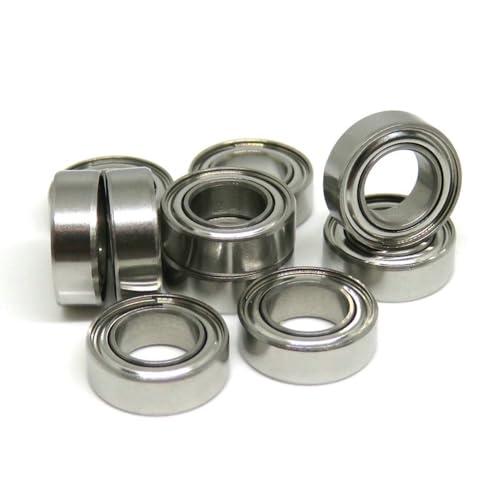 COSZWQDP 10 Stück ABEC7 5x9x3 SMR95Z Edelstahl-Keramik-Kugellager SMR95C ZZ L950Z Metallschild Edelstahllager 5 * 9 * 3(SMR84C-ZZ 4x8x3mm) von COSZWQDP