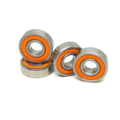 COSZWQDP 10 Stück ABEC7 S696 2RS 6x15x5 mm Hybrid-Keramiklager for Rollen SMR696 S696C RS 2RS Winziges Keramikkugellager 6 * 15 * 5 Lager(S697C-2OS 7x17x5mm) von COSZWQDP
