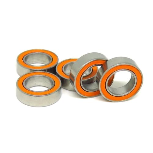 COSZWQDP 10 Stück ABEC7 SMR115 2RS Lager 5 x 11 x 4 mm Edelstahl-Hybrid-Keramiklager MR115 SMR115C 2RS RS 5 * 11 * 4(SMR74C-2OS 4x7x2.5mm) von COSZWQDP