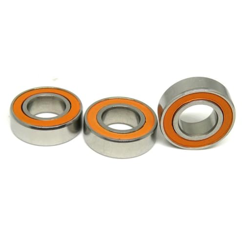 COSZWQDP 10 stücke ABEC7 S688 2RS Lager 8x16x5mm Edelstahl Hybrid Keramik Lager S688C SMR688 SMR688C RS 2OS Angelrollen Lager(S687C-2OS 7x14x5mm) von COSZWQDP