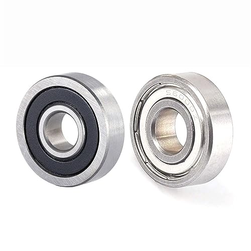 COSZWQDP Lager 5PCS Edelstahl Kugellager S6000ZZ 2RS S6001Z S6002Z S6003Z S6004Z S6005Z S6006Z S6007Z(RS,S6000 10X26X8mm) von COSZWQDP