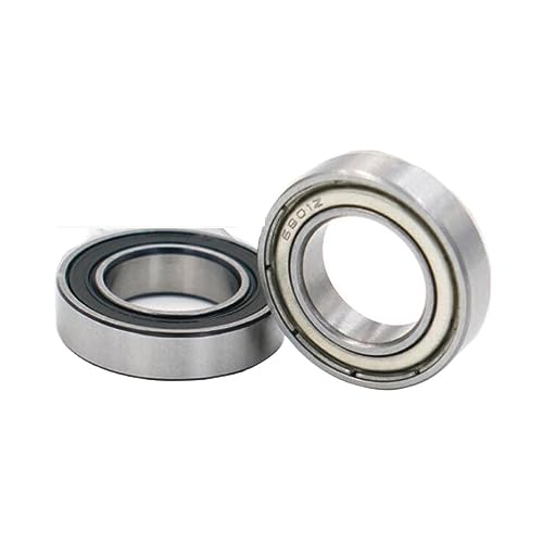 COSZWQDP Lager S6801ZZ 2RS 5/10PCS Edelstahlringe Tiefe Kugeln Lager 12 * 21 * 5mm S6801(S6801 2RS 12X21X5mm,5PCS) von COSZWQDP