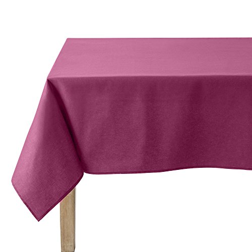 Coucke Tischdecke Rechteck Uni Fuchsia Baumwolle 150 x 190 cm von Coucke