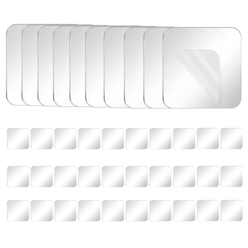 COUMENO 40 Stück Doppelseitiges Klebeband Transparent, 6x6cm Quadrate Nano Tape, Extra Starke Nano-Kleber, klare Doppelseitiges Klebeband Wasserfest, Geeignet für Teppiche, Fotos, Poster, Wandbehänge COUMENO 40 Stück Doppelseitiges Klebeband Transparent, 6x6cm Quadrate Nano Tape, Extra Starke Nano-Kleber, klare Doppelseitiges Klebeband Wasserfest, Geeignet für Teppiche, Fotos, Poster, Wandbehänge von COUMENO