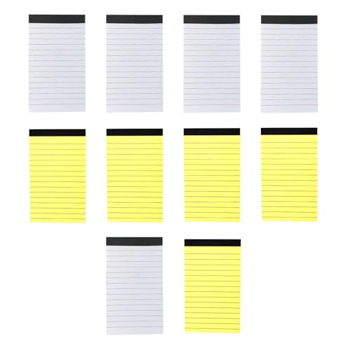 10 Stück A7 Kleiner Notizblock, Notizblock, Kleines Notizbuch, Taschennotizbuch, Memo, Notizblock, Stenografie-Notizblock 10 Stück A7 Kleiner Notizblock, Notizblock, Kleines Notizbuch, Taschennotizbuch, Memo, Notizblock, Stenografie-Notizblock von COXZD