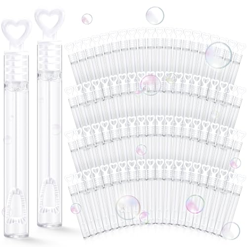COZCLAM Seifenblasen Hochzeit 80 Stück - perfekt als Hochzeitsgastgeschenke, Hochzeitsdeko und Hochzeit Standesamt, Hochzeitsseifenblasen mit Herzgriff, geeignet für Hochzeit, Taufe, Valentinstag von COZCLAM