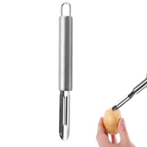 COZERI Sparschäler für Rechts und Linkshänder, Edelstahl Gemüseschäler mit Extra Scharfer Klinge und Ergonomischem Griff, Spülmaschinengeeignet Kartoffelschäler mit Aufhängeöse von COZERI