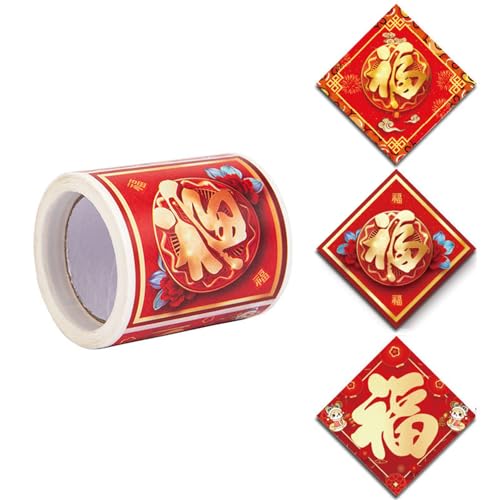 100 Blätter Scrapbooking Chinese Neujahr Aufkleber Umschlag Geschenketikett Dekorative Aufkleber Geschenkverpackung Decors Aufkleber von CPAOWEHF