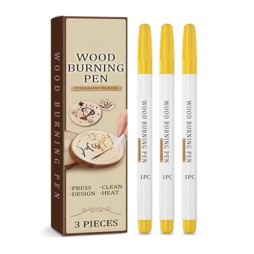 3pieces Pyrography Marker Für Anfänger Holzmalerei Handwerk Künstlerische Holzbrennwerkzeuge Für Holzmalereiprojekt 3pieces Pyrography Marker Für Anfänger Holzmalerei Handwerk Künstlerische Holzbrennwerkzeuge Für Holzmalereiprojekt von CPAOWEHF