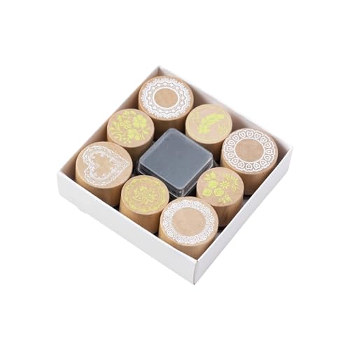 8pcs Holzblumenstempel Mit Inkpad 25mm 30mm Craft Scrapbooking Stamper Für Kartenherstellung Journal Foto Album Set Set 8pcs Holzblumenstempel Mit Inkpad 25mm 30mm Craft Scrapbooking Stamper Für Kartenherstellung Journal Foto Album Set Set von CPAOWEHF