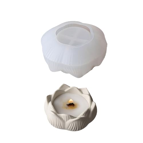 Blumenharz Glas Silikonform Kerzenhalter Silikonform Epoxidharz Silikonformen Für Aufbewahrungsglas Home Dekoration von CPAOWEHF