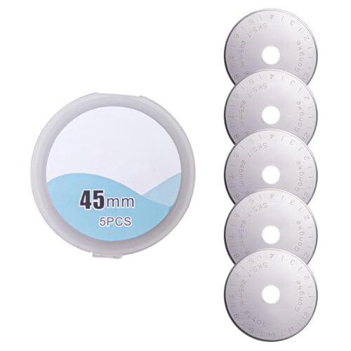 CPAOWEHF 5/10 Stcs/Setzen Sie Rotationsschneiderscheiben 45 Mm Runde Schnittscheiben Quilt Rotationsschneider Für Handwerk Von Stoffpapier CPAOWEHF 5/10 Stcs/Setzen Sie Rotationsschneiderscheiben 45 Mm Runde Schnittscheiben Quilt Rotationsschneider Für Handwerk Von Stoffpapier von CPAOWEHF