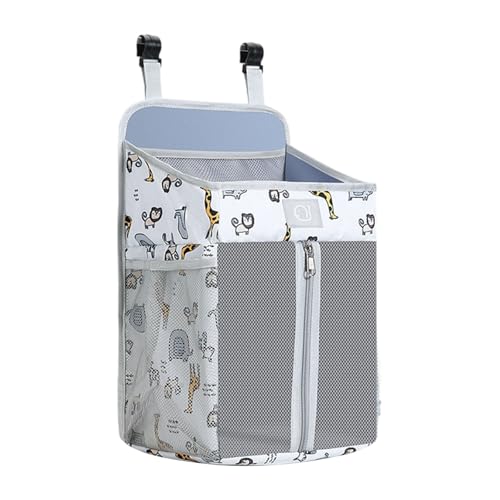 CPAOWEHF Babybett-Organizer zum Aufhängen mit mehreren Fächern für Windelaufbewahrung, Oxford-Stoff, Kinderzimmer-Zubehör, Nachttischtasche CPAOWEHF Babybett-Organizer zum Aufhängen mit mehreren Fächern für Windelaufbewahrung, Oxford-Stoff, Kinderzimmer-Zubehör, Nachttischtasche von CPAOWEHF