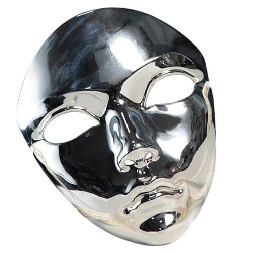 CPAOWEHF Metallic-Farbe, Halloween-Party, Vollgesichtsmaskerade für Damen und Herren, Maskerade, Halloween, Cosplay, Antike von CPAOWEHF