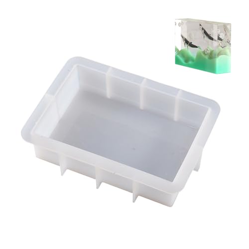 Flexible Silikon Rechteck Form Epoxidharz Harz Rechteckig Rechteckige Formpersonen Für Buchenden Und Home Ornament Silikonformen Für Hochzeiten von CPAOWEHF