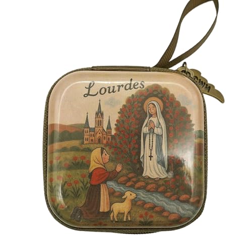 Gebets-Organizer, Cartoon-Design, quadratisch, robust, für religiöses Zubehör, Aufbewahrung, Schmuck, Gebet, Behälter von CPAOWEHF