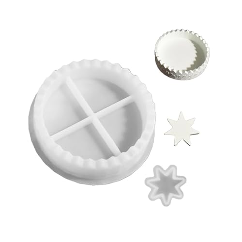 Multifauntal Silikonform Sternform Kerzenhalter Formen Basen Formen Die Zum Handwerk Von Holding Weihnachtsilikonformen Geeignet Sind von CPAOWEHF
