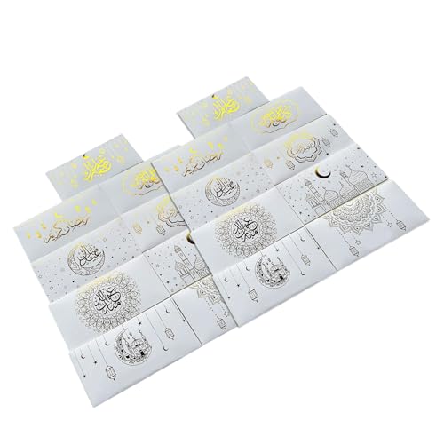 Ramadan-Geldumschläge für Eid-Feier und Dekorationen, Geschenke, Kartentüten, Muslime, Partyzubehör, 9 Stück/18 Stück/27 Stück von CPAOWEHF