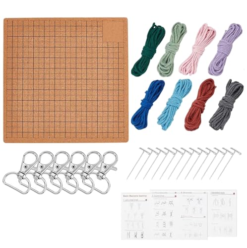 Wiederverwendbares Tassels Board Tragbares Flechtenwerkzeug Doppelseitige Gitterplatine Für Armband Knoting Projekte Umfasst Pins Wiederverwendbare Quasten Wiederverwendbares Tassels Board Tragbares Flechtenwerkzeug Doppelseitige Gitterplatine Für Armband Knoting Projekte Umfasst Pins Wiederverwendbare Quasten von CPAOWEHF