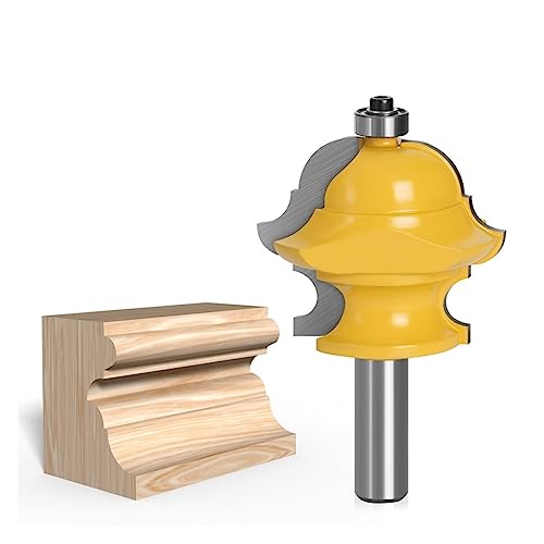 Fräser, 1 Stück Multiform-Formfräser, 12 mm, 12,7 mm Schaft, Multiform, Multiprofil-Formfräser, Türfräser, Holzbearbeitungswerkzeuge (Größe: 12 mm Schaft) von CPCPC