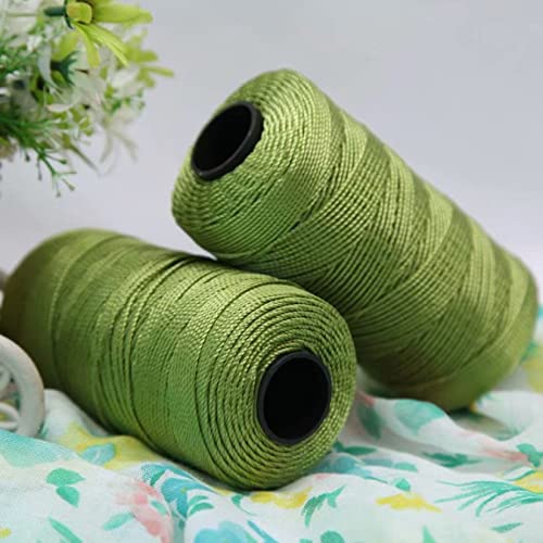 Häkelgarn, 110 g/Stück, Sommer, leichtes Eis, Baumwoll-Seidengarn, Garne for selbst gehäkelte Taschen, Hüte, Schuhe, cool for Handstricken und Häkeln (3)(12) von CPCPC