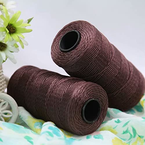 Häkelgarn, 110 g/Stück, Sommer, leichtes Eis, Baumwoll-Seidengarn, Garne for selbst gehäkelte Taschen, Hüte, Schuhe, cool for Handstricken und Häkeln (3)(19) von CPCPC