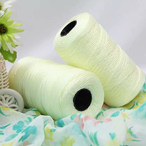 Häkelgarn, 110 g/Stück, Sommer, leichtes Eis, Baumwoll-Seidengarn, Garne for selbst gehäkelte Taschen, Hüte, Schuhe, cool for Handstricken und Häkeln (3)(2) von CPCPC