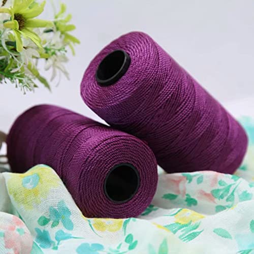 Häkelgarn, 110 g/Stück, Sommer, leichtes Eis, Baumwoll-Seidengarn, Garne for selbst gehäkelte Taschen, Hüte, Schuhe, cool for Handstricken und Häkeln (3)(21) von CPCPC