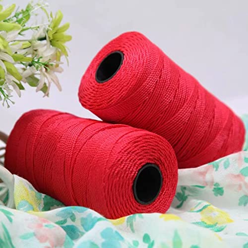 Häkelgarn, 110 g/Stück, Sommer, leichtes Eis, Baumwoll-Seidengarn, Garne for selbst gehäkelte Taschen, Hüte, Schuhe, cool for Handstricken und Häkeln (3)(22) von CPCPC