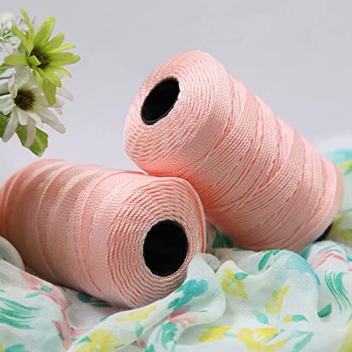 Häkelgarn, 110 g/Stück, Sommer, leichtes Eis, Baumwoll-Seidengarn, Garne for selbst gehäkelte Taschen, Hüte, Schuhe, cool for Handstricken und Häkeln (3)(24) von CPCPC