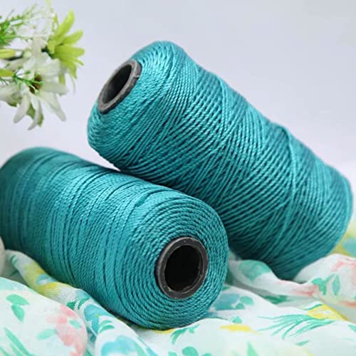Häkelgarn, 110 g/Stück, Sommer, leichtes Eis, Baumwoll-Seidengarn, Garne for selbst gehäkelte Taschen, Hüte, Schuhe, cool for Handstricken und Häkeln (3)(26) von CPCPC