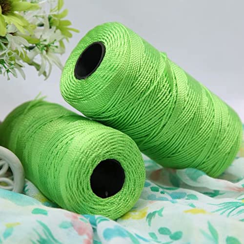 Häkelgarn, 110 g/Stück, Sommer, leichtes Eis, Baumwoll-Seidengarn, Garne for selbst gehäkelte Taschen, Hüte, Schuhe, cool for Handstricken und Häkeln (3)(28) von CPCPC