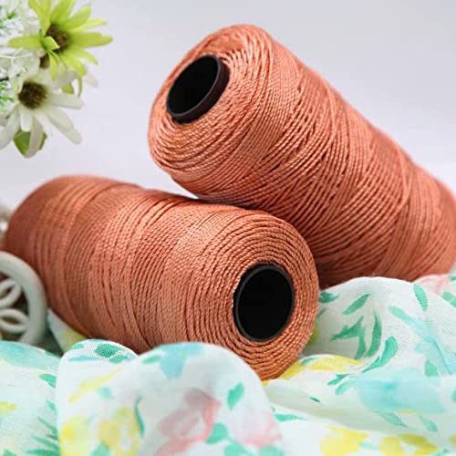 Häkelgarn, 110 g/Stück, Sommer, leichtes Eis, Baumwoll-Seidengarn, Garne for selbst gehäkelte Taschen, Hüte, Schuhe, cool for Handstricken und Häkeln (3)(29) von CPCPC