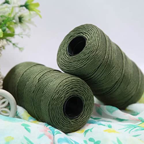 Häkelgarn, 110 g/Stück, Sommer, leichtes Eis, Baumwoll-Seidengarn, Garne for selbst gehäkelte Taschen, Hüte, Schuhe, cool for Handstricken und Häkeln (3)(33) von CPCPC