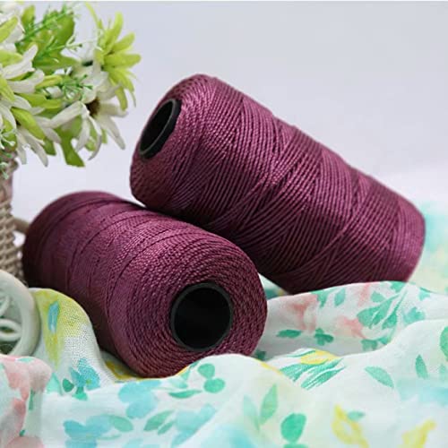 Häkelgarn, 110 g/Stück, Sommer, leichtes Eis, Baumwoll-Seidengarn, Garne for selbst gehäkelte Taschen, Hüte, Schuhe, cool for Handstricken und Häkeln (3)(35) von CPCPC
