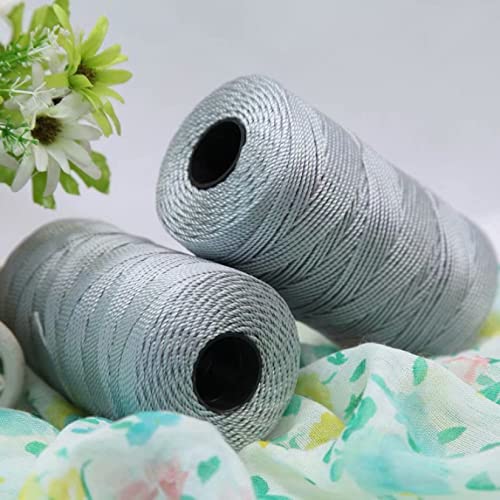 Häkelgarn, 110 g/Stück, Sommer, leichtes Eis, Baumwoll-Seidengarn, Garne for selbst gehäkelte Taschen, Hüte, Schuhe, cool for Handstricken und Häkeln (3)(5) von CPCPC