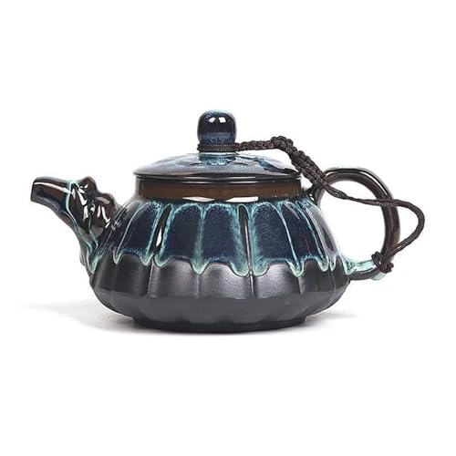 CPDDNGZMKK Teetassen-Sets Kung Fu Tee-Set Abdeckung Schüssel Ei Teekanne Für Tee In Tasse Tianmu Glasur Einzigen Topf Samowar Teekannen Einheitlichen Brennofen Haushalt Keramik Reise-Teeset(A) von CPDDNGZMKK