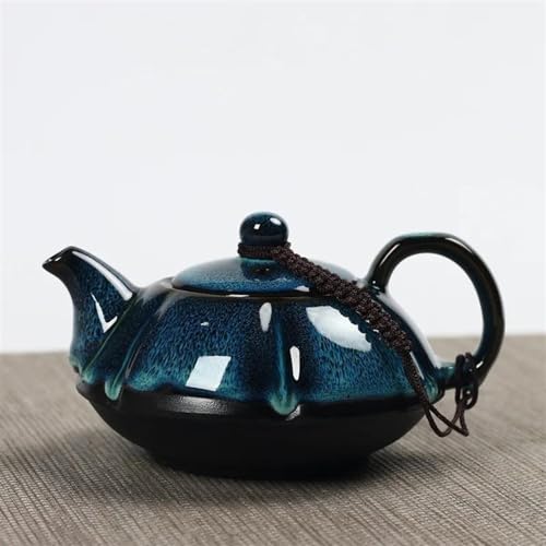 CPDDNGZMKK Teetassen-Sets Kung Fu Tee-Set Abdeckung Schüssel Ei Teekanne Für Tee In Tasse Tianmu Glasur Einzigen Topf Samowar Teekannen Einheitlichen Brennofen Haushalt Keramik Reise-Teeset(B) von CPDDNGZMKK