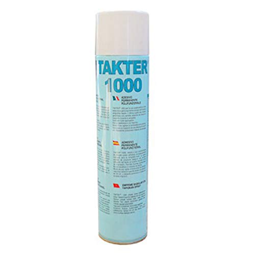 CPL Fabbrika Takter 1000 Sprühkleber für Siebdruckständer, 600 ml, Transparent, Silikon, Sprühdose, Spray, Hitzebeständig, für Textilien und Papier von CPL Fabbrika