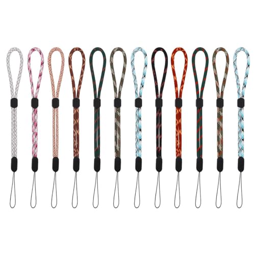 CPSYTE 12 pcs 4mm Handschlaufe Lanyard, Adjustable Nylon Wrist Strap Lanyard Handschlaufen für Mobiltelefone Kamera Schlüssel USB-Stick Brieftasche ID-Namensschild MP3 MP4, 12 Farben CPSYTE 12 pcs 4mm Handschlaufe Lanyard, Adjustable Nylon Wrist Strap Lanyard Handschlaufen für Mobiltelefone Kamera Schlüssel USB-Stick Brieftasche ID-Namensschild MP3 MP4, 12 Farben von CPSYTE