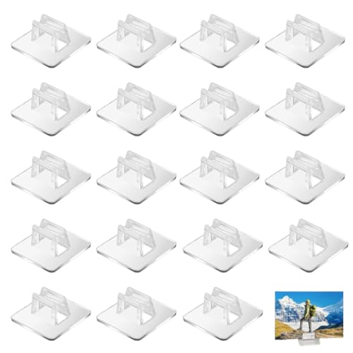 CPSYTE 50 pcs Acryl Tischkartenhalter Transparent Spielkartenhalter Fotohalter Namenskartenständer Brettspielstücke Kunststoff Kleiner Kartenständer für Memos Bilder Menüs, Quadrat CPSYTE 50 pcs Acryl Tischkartenhalter Transparent Spielkartenhalter Fotohalter Namenskartenständer Brettspielstücke Kunststoff Kleiner Kartenständer für Memos Bilder Menüs, Quadrat von CPSYTE