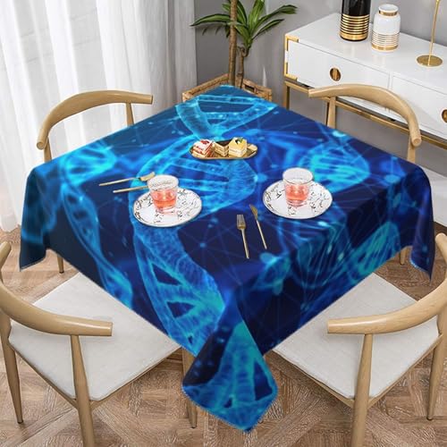 CPyuqw DNA-Ketten-Foto-Tischdecke mit elegantem Druck, quadratisch, wasserabweisend, strapazierfähig, für den Innen- und Außenbereich CPyuqw DNA-Ketten-Foto-Tischdecke mit elegantem Druck, quadratisch, wasserabweisend, strapazierfähig, für den Innen- und Außenbereich von CPyuqw