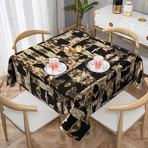 CPyuqw Quadratische Tischdecke mit Motiv Deutscher Schäferhund, wasserabweisend, strapazierfähig, für den Innen- und Außenbereich CPyuqw Quadratische Tischdecke mit Motiv Deutscher Schäferhund, wasserabweisend, strapazierfähig, für den Innen- und Außenbereich von CPyuqw