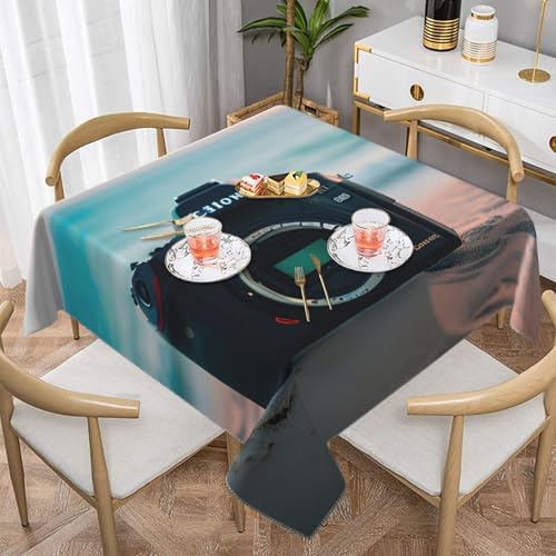 CPyuqw Quadratische Tischdecke mit elegantem Druck, wasserabweisend, strapazierfähig, für den Innen- und Außenbereich CPyuqw Quadratische Tischdecke mit elegantem Druck, wasserabweisend, strapazierfähig, für den Innen- und Außenbereich von CPyuqw