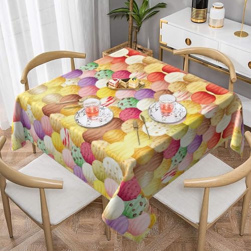 CPyuqw Quadratische Tischdecke mit elegantem Druck, wasserabweisend, strapazierfähig, für den Innen- und Außenbereich CPyuqw Quadratische Tischdecke mit elegantem Druck, wasserabweisend, strapazierfähig, für den Innen- und Außenbereich von CPyuqw