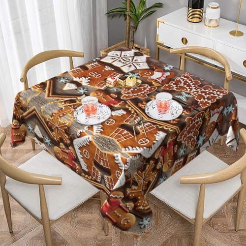 CPyuqw Rechteckige Tischdecke mit Motiv Lebkuchenkekse, wasserabweisend, strapazierfähig, für den Innen- und Außenbereich CPyuqw Rechteckige Tischdecke mit Motiv Lebkuchenkekse, wasserabweisend, strapazierfähig, für den Innen- und Außenbereich von CPyuqw